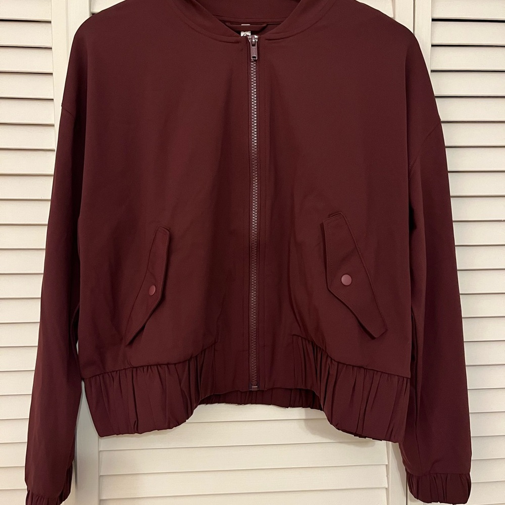 Soma Burgundy/Purple Bomber Jacket